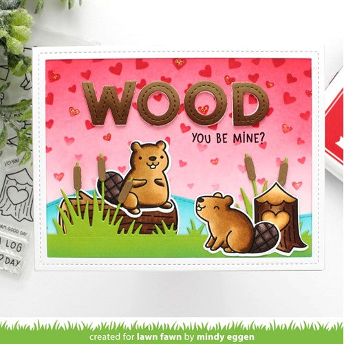 Simon Says Stamp! Lawn Fawn FALLING HEARTS Stencils lf3025 | color-code:ALT2