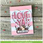 Simon Says Stamp! Lawn Fawn GIANT OUTLINED LOVE YA Die Cut lf3020