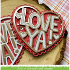 Simon Says Stamp! Lawn Fawn GIANT OUTLINED LOVE YA Die Cut lf3020