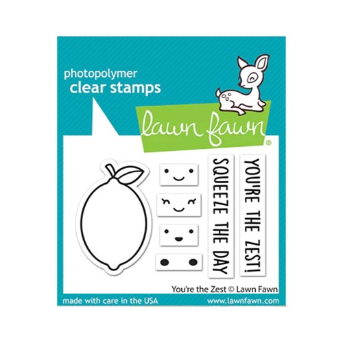 Simon Says Stamp! Lawn Fawn YOU'RE THE ZEST Clear Stamps lf3015