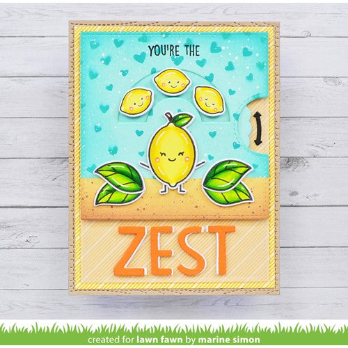 Simon Says Stamp! Lawn Fawn YOU'RE THE ZEST Clear Stamps lf3015