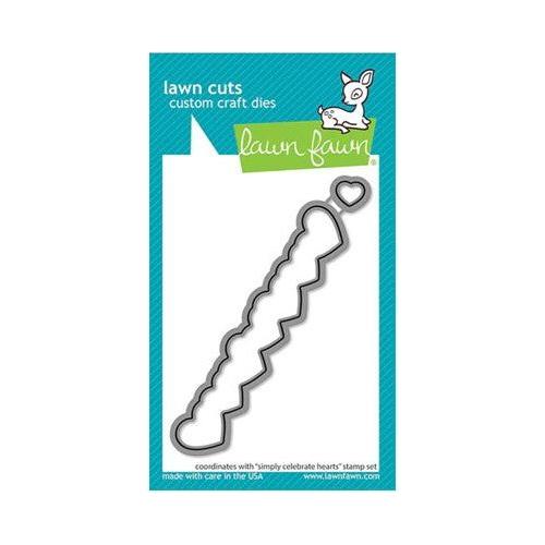 Simon Says Stamp! Lawn Fawn SIMPLY CELEBRATE HEARTS Die Cuts lf2723