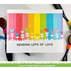 Simon Says Stamp! Lawn Fawn SIMPLY CELEBRATE HEARTS Clear Stamps lf2722 | color-code:ALT1