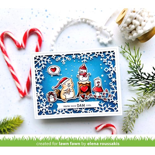 Simon Says Stamp! Lawn Fawn SET WOOD YOU BE MINE? Clear Stamps and Dies lfwbm | color-code:ALT4
