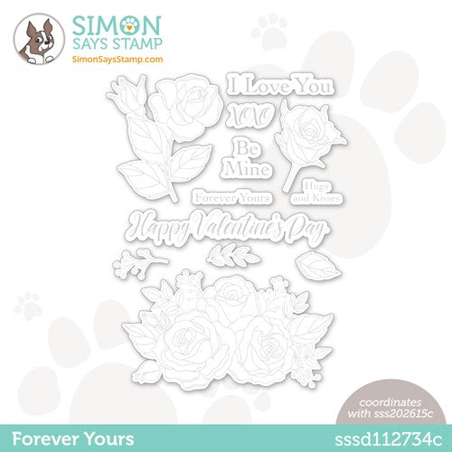 Simon Says Stamp! Simon Says Stamp FOREVER YOURS Wafer Dies sssd112734c Hugs