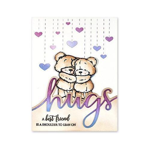 Simon Says Stamp! Penny Black HUGS EDGER Thin Metal Creative Dies 51-761