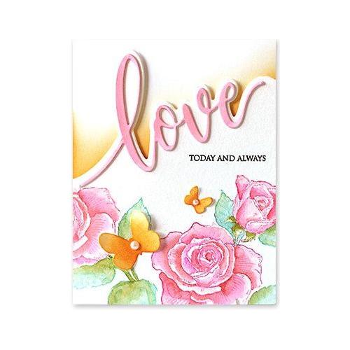 Simon Says Stamp! Penny Black LOVE EDGER Thin Metal Creative Dies 51-759