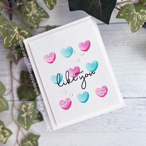 Simon Says Stamp! Simon Says Stamp Stencils LAYERED LOVE LETTERS ssst221657 Hugs | color-code:ALT001