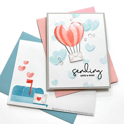 Simon Says Stamp! Simon Says Stamp Stencils LAYERED LOVE LETTERS ssst221657 Hugs | color-code:ALT3