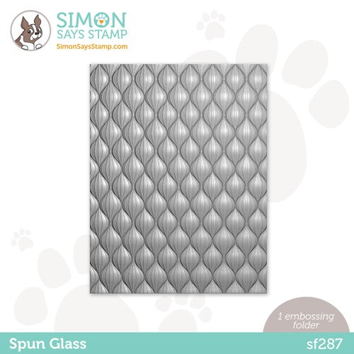 Simon Says Stamp! Simon Says Stamp Embossing Folder SPUN GLASS sf287 Hugs