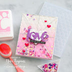 Simon Says Stamp! Simon Says Stamp Embossing Folder SPUN GLASS sf287 Hugs