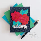 Simon Says Stamp! Simon Says Stamp Embossing Folder SPUN GLASS sf287 Hugs
