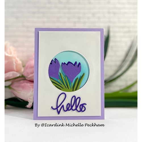 Simon Says Stamp! Simon Says Stamp CROCUS FLORAL WINDOW Wafer Die sssd112742 Hugs