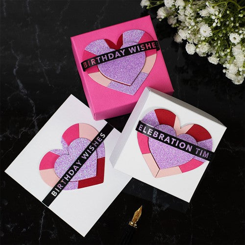 Simon Says Stamp! Simon Says Stamp STAINED GLASS HEART Wafer Die sssd112753 Hugs | color-code:ALT01