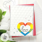 Simon Says Stamp! Simon Says Stamp STAINED GLASS HEART Wafer Die sssd112753 Hugs