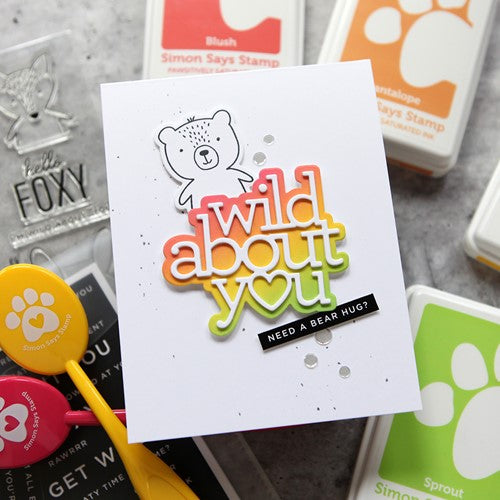 Simon Says Stamp! CZ Design Wafer Dies WILD LOVE czd187c Hugs