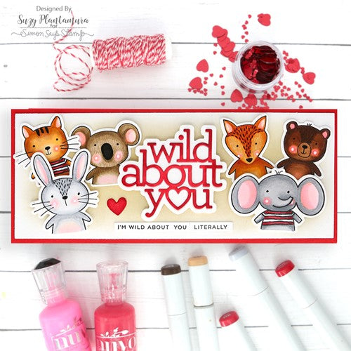 Simon Says Stamp! CZ Design Wafer Dies WILD LOVE czd187c Hugs