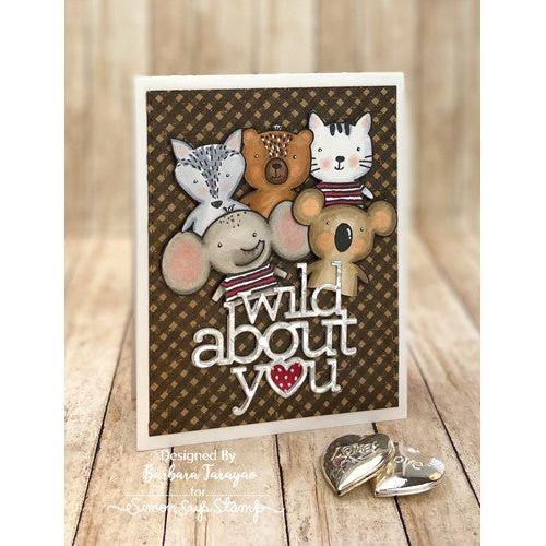 Simon Says Stamp! CZ Design Clear Stamps WILD LOVE cz275c Hugs