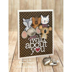 Simon Says Stamp! CZ Design Clear Stamps WILD LOVE cz275c Hugs