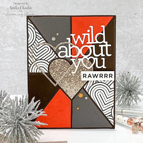 Simon Says Stamp! CZ Design Wafer Dies WILD ABOUT YOU czd190 Hugs | color-code:ALT0