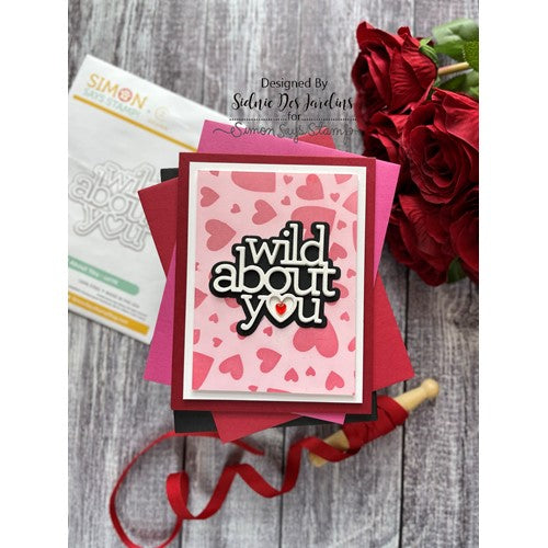 Simon Says Stamp! CZ Design Wafer Dies WILD ABOUT YOU czd190 Hugs