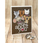 Simon Says Stamp! CZ Design Wafer Dies WILD ABOUT YOU czd190 Hugs