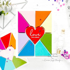 Simon Says Stamp! CZ Design Wafer Die HEART PANES COVER PLATE czd185 Hugs | color-code:ALT02