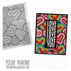 Simon Says Stamp! Simon Says Cling Stamps JUMBLED HEARTS sss102619 Hugs | color-code:ALT0
