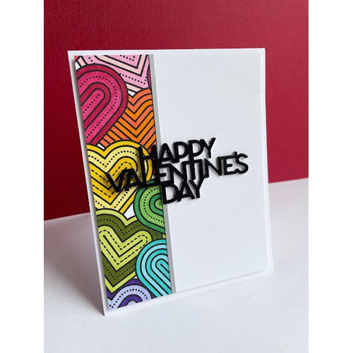 Simon Says Stamp! Simon Says Cling Stamps JUMBLED HEARTS sss102619 Hugs | color-code:ALT01