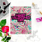 Simon Says Stamp! Simon Says Cling Stamps JUMBLED HEARTS sss102619 Hugs | color-code:ALT3