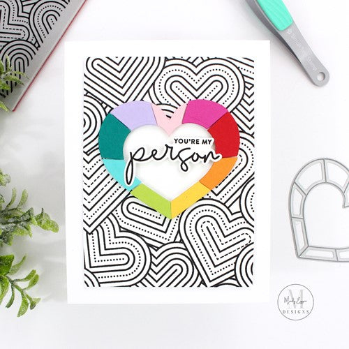 Simon Says Stamp! Simon Says Cling Stamps JUMBLED HEARTS sss102619 Hugs | color-code:ALT6
