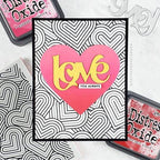 Simon Says Stamp! Simon Says Cling Stamps JUMBLED HEARTS sss102619 Hugs | color-code:ALT7
