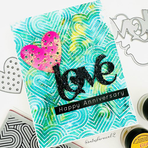 Simon Says Stamp! Simon Says Cling Stamps JUMBLED HEARTS sss102619 Hugs | color-code:ALT8