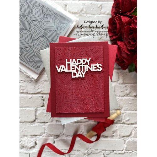 Simon Says Stamp! Simon Says Cling Stamps JUMBLED HEARTS sss102619 Hugs