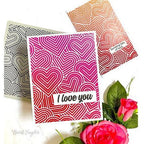Simon Says Stamp! Simon Says Cling Stamps JUMBLED HEARTS sss102619 Hugs