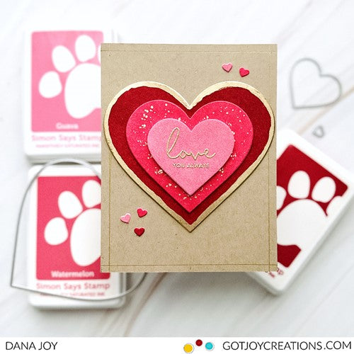 Simon Says Stamp! Simon Says Clear Stamps LOVE YOU GREETINGS sss302618c Hugs