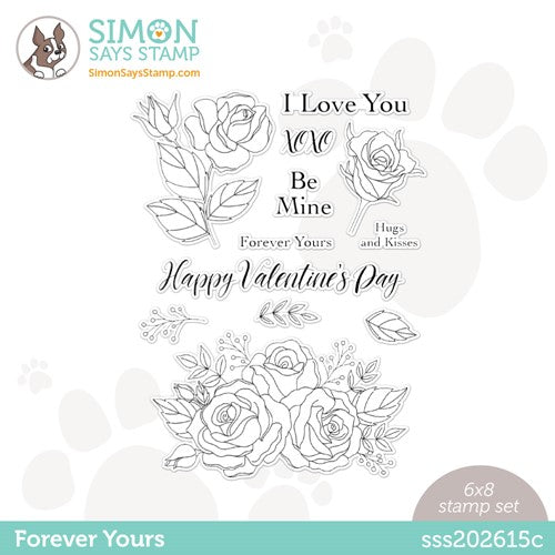 Simon Says Stamp! Simon Says Clear Stamps FOREVER YOURS sss202615c Hugs