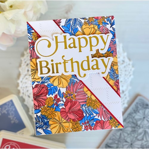 Simon Says Stamp! PinkFresh Studio POPPY MIX Stencil Set 182122 | color-code:ALT02