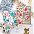 Simon Says Stamp! PinkFresh Studio FLORAL BORDER Clear Stamp Set 182622 | color-code:ALT01