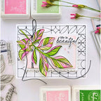 Simon Says Stamp! PinkFresh Studio DETAILED LEAF Clear Stamp Set 183022 | color-code:ALT02