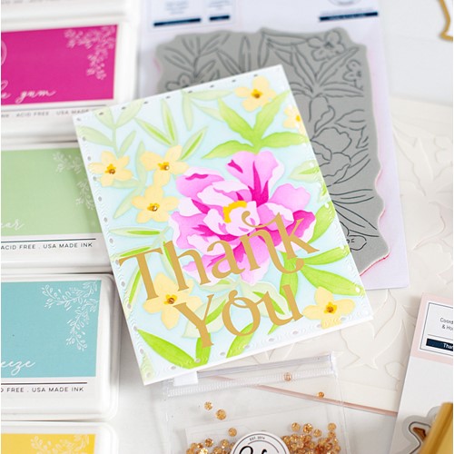 Simon Says Stamp! PinkFresh Studio THANK YOU Hot Foil And Die Set 183522 | color-code:ALT05