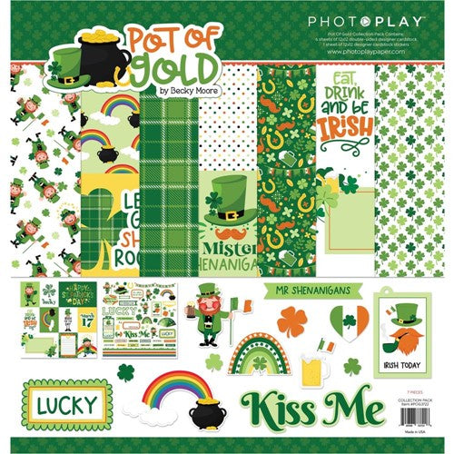 Simon Says Stamp! PhotoPlay POT OF GOLD 12 x 12 Collection Pack pog3722