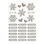 Simon Says Stamp! Simple Stories VINTAGE WINTER WOODS Sticker Book 19124