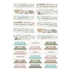 Simon Says Stamp! Simple Stories VINTAGE WINTER WOODS Sticker Book 19124