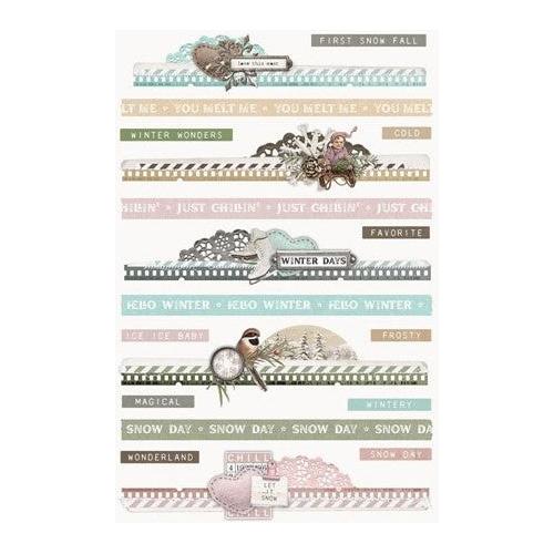 Simon Says Stamp! Simple Stories VINTAGE WINTER WOODS Sticker Book 19124