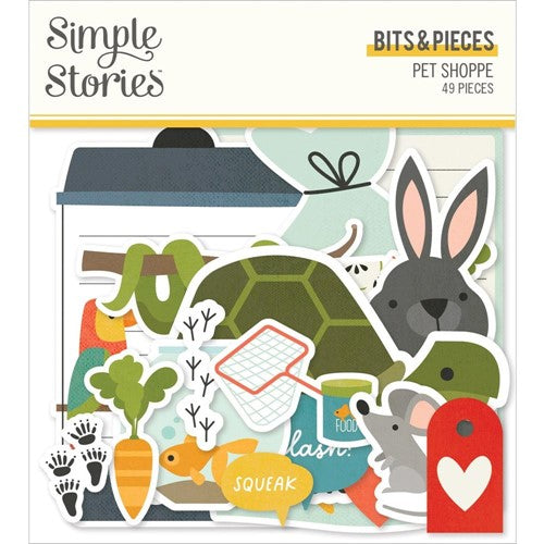 Simon Says Stamp! Simple Stories PET SHOPPE Bits And Pieces 19209