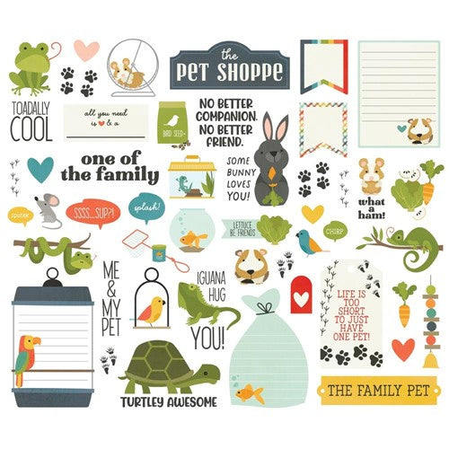 Simon Says Stamp! Simple Stories PET SHOPPE Bits And Pieces 19209