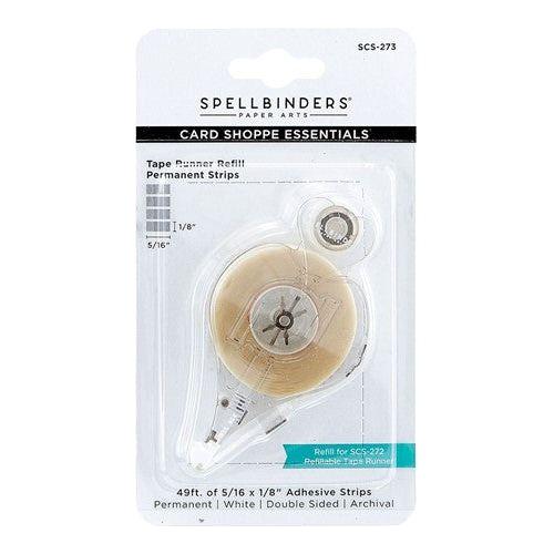 Simon Says Stamp! SCS-273 Spellbinders PERMANENT ADHESIVE TAPE RUNNER REFILL STRIPS