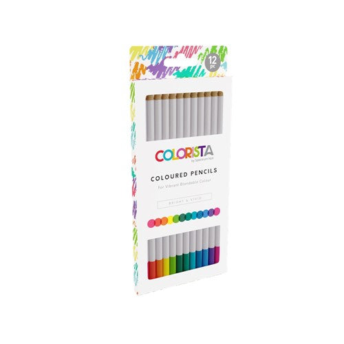 Simon Says Stamp! Crafter's Companion Colorista BRIGHT AND VIVID Coloured Pencils sncol-colp-bri12