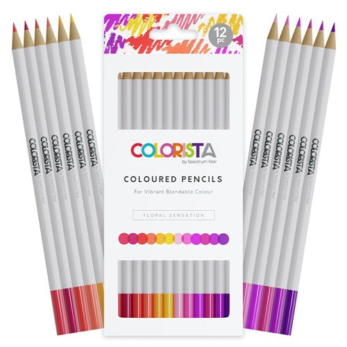 Simon Says Stamp! Crafter's Companion Colorista FLORAL SENSATION Coloured Pencils sncol-colp-flo12